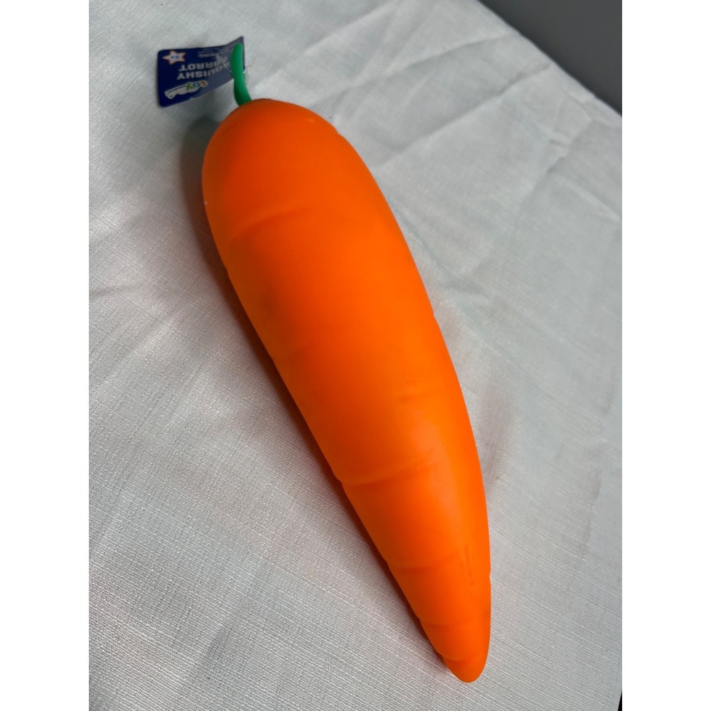 Toymendous Squishy Carrot Orange Fidget Sensory Stress Toy New with Tag